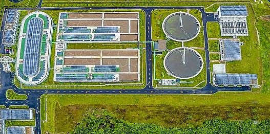 精良生物火山巖濾料生產廠家高污染工業廢水及生活污水處理+濕地公園+光伏發電!這座污水廠獲國家優質工程獎